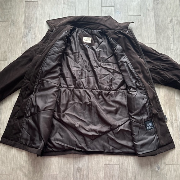 Vintage Tradition Corduroy‎ Faux Suede Chocolate Jacket Coat Large - Picture 3 of 12